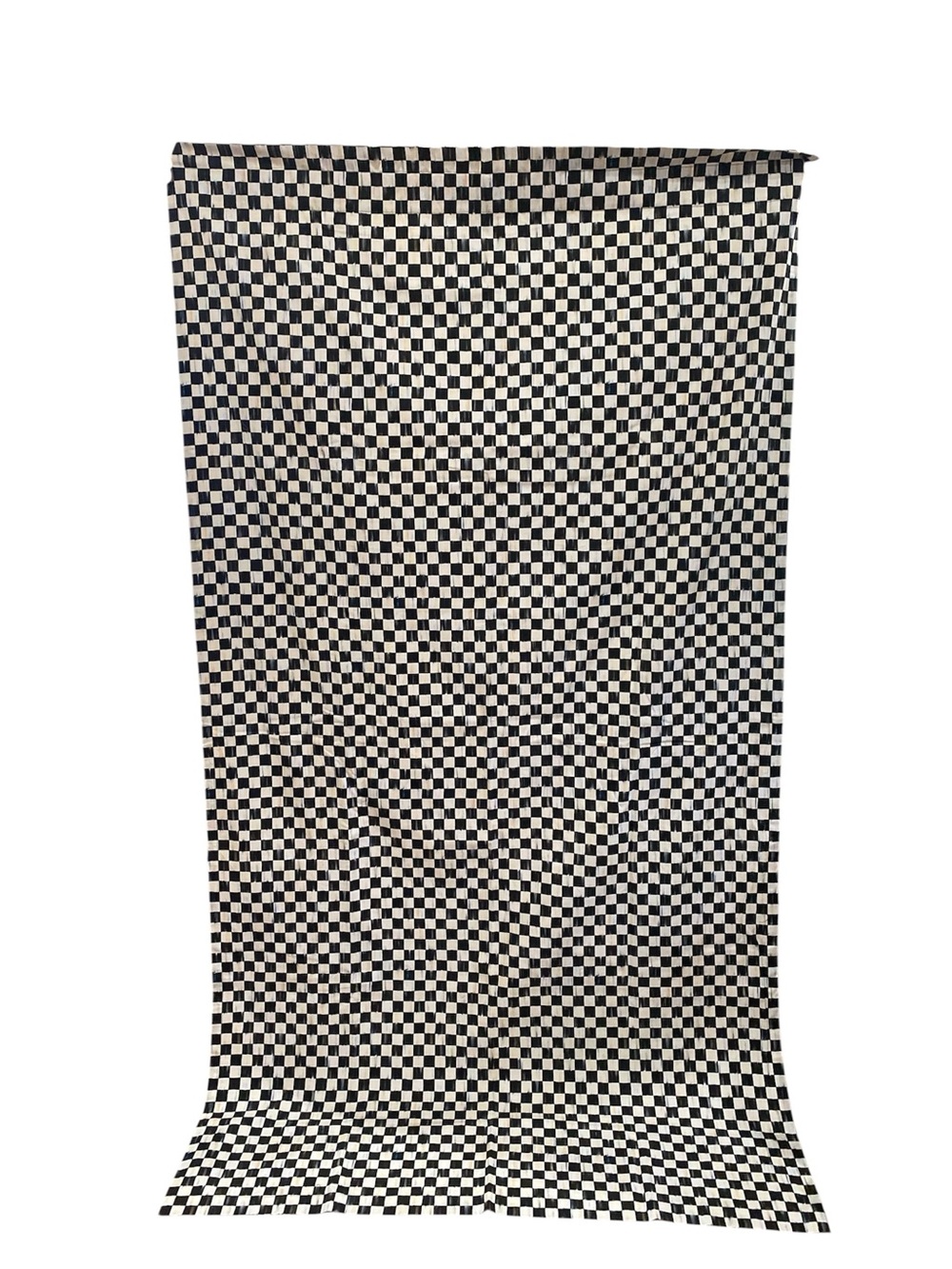 MacKenzie-Childs Courtly Check Curtain Panel Lined 52" Wide 96" Long Unique
